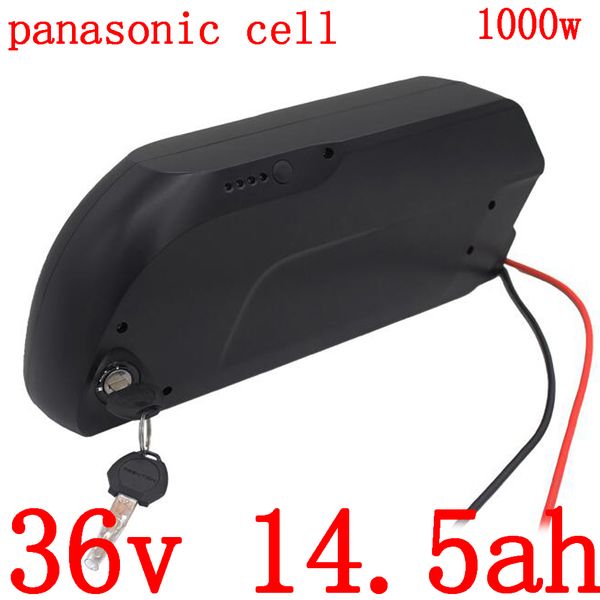 

36 500v 1000w ebike li-ion battery pack 36v 15ah 36v 14.5ah electric bicycle lithium battery use panasonic cell battery