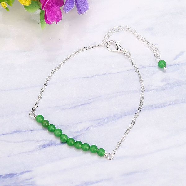 

sevenstone 2019 new reiki 4mm chain bean beads bracelet gifts for women fashion healing charm men bracelets snap jewelry, Black