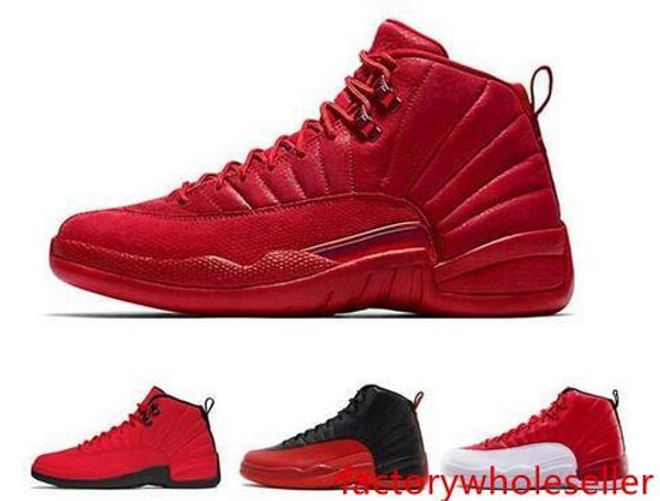 

new 12 12s white gym red michigan dark grey men basketball shoes taxi blue flu game cny sneakers