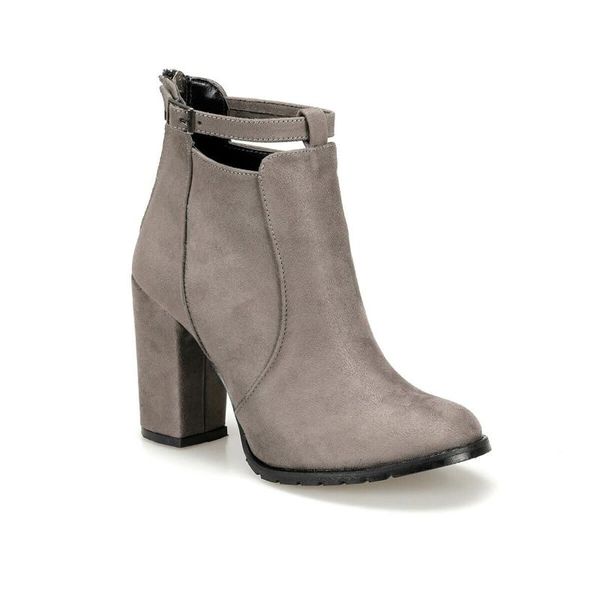 

flo odessa77z gray suede women 's boots butigo, Black
