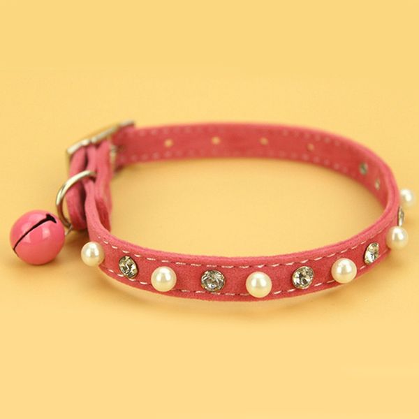 

cat collar with bell for and small dog pet prodcuts necklace collar jewelry for puppy and cat retractable accessory