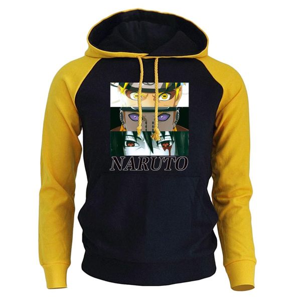 

men's hoodies with cap 2019 new japan anime naruto sweatshirt hoody men autumn casual sweatshirts harajuke pullover coats, Black