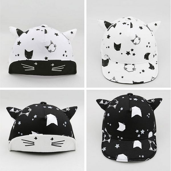 

прекрасный рог baby hat мультфильм принты шапки для мальчиков весна ветрозащитные шапки лето солнце шляпы для девочек детские дети мальчики, Yellow