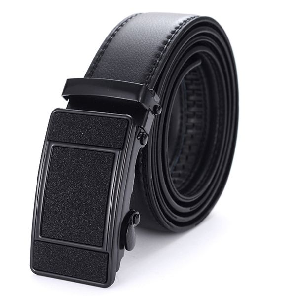 

men's belt classic sanding automatic belt casual belt lai chi pattern business sell, Black;brown