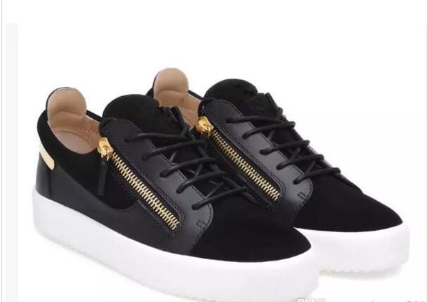

mens women sandals zip designer shoe slides summer fashion wide flat slippery sandal zipper flip flop flower 35-47, Black