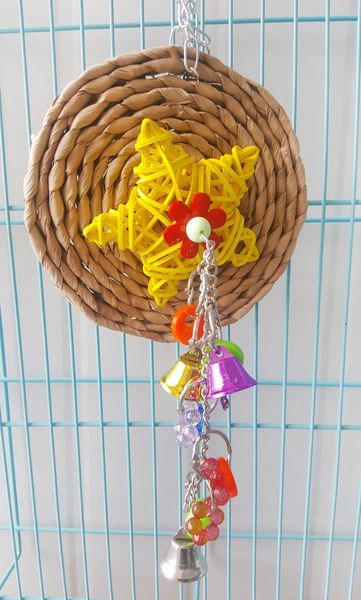 

parrot birds gnaw toys suspension destruction class in riotous profusion starfish corn skin compass group hair
