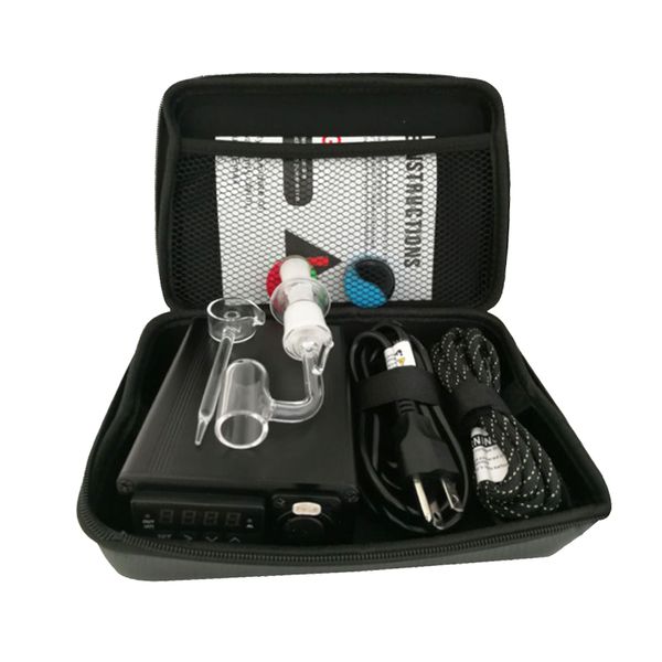 

Электрический промокните ноготь коробка комплект кварц фейерверками ногтей Carb Кап 14 18 мм мужской ПИД регулятор температуры электрический даб гвоздь коробка с катушки нагревателя 20 мм