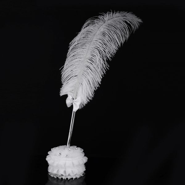 2019 Wedding Feather Guest Book Signing Pen Ballpoint Pens