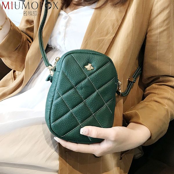 

women genuine leather shoulder bag diamond lattice handbag for ladies small crossbody bags fashion female messenger bag