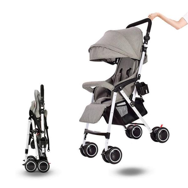 

kidlove baby stroller folding portable baby umbrella cart lightweight can sit reclining travelling pram children pushchair