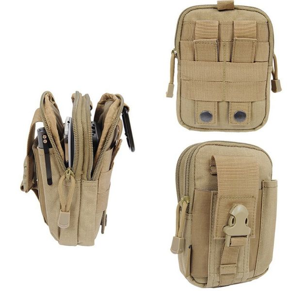 

tactical molle pouch belt waist pack bag small pocket waist fanny pack phone pocket hip belt bag