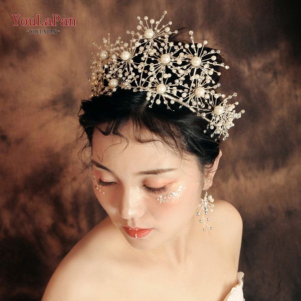 

youlapan hp244 romantic retro wedding banquet pearl flower bridal hair comb vine jewelry crystal pearl bridal hair comb