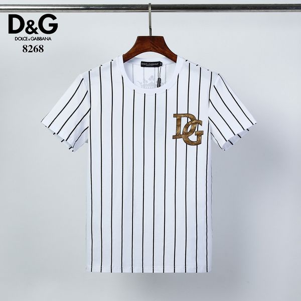 

brand designer short-sleeved t-shirt brand casual t-shirt luxury men and women short-sleeved male designer t-shirt designer, White