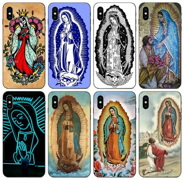 

tongtrade] virgin de guadalupe virgen mary case for iphone 11 pro 8 7 6s 6 5s 5 max x xs samsung a7 s10 huawei p10 y9 sony xperia xa1 case