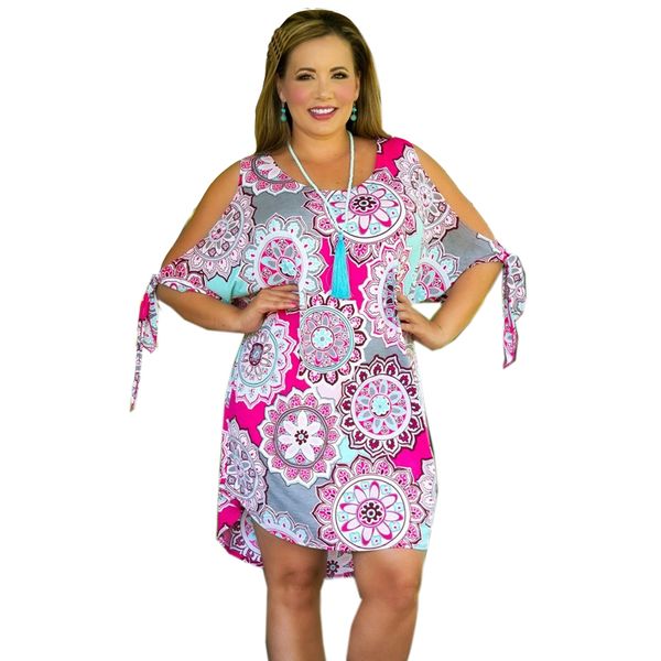 

2019 spring summer dresses womens cotton plus size bandage dress party off shoulder o neck knee dress large size xl-6xl, Black;gray