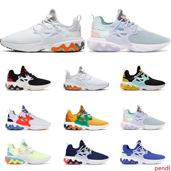 

2019 new men shoes react presto dharma teal tint hyper royal beach day triple black navy bule breezy thursday sports sneaker size 36-45