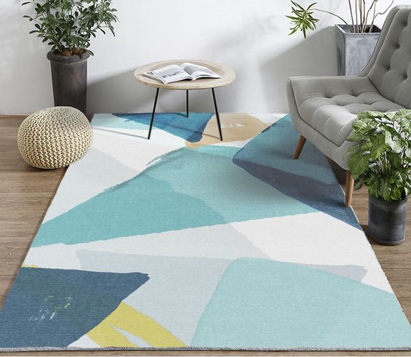 

northern european-style modern minimalist carpet living room cha ji tan household bedroom bedside carpet floor mats