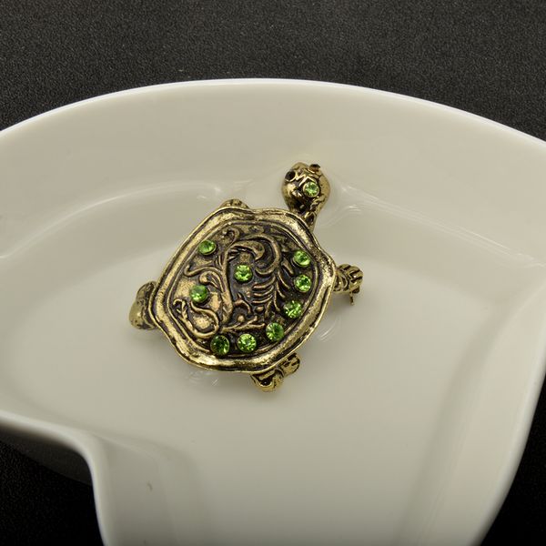 

retro vintage cute animal turtles brooch pins jewelry gift kids children, Gray