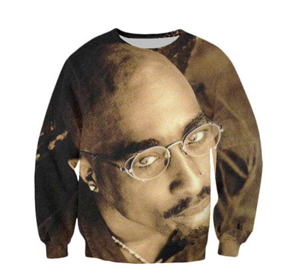 

rapper notorious b.i.g. biggie smalls tupac 2pac 3d print sweats fashion clothing women men 3d sweatshirt casual pullovers k311, Black