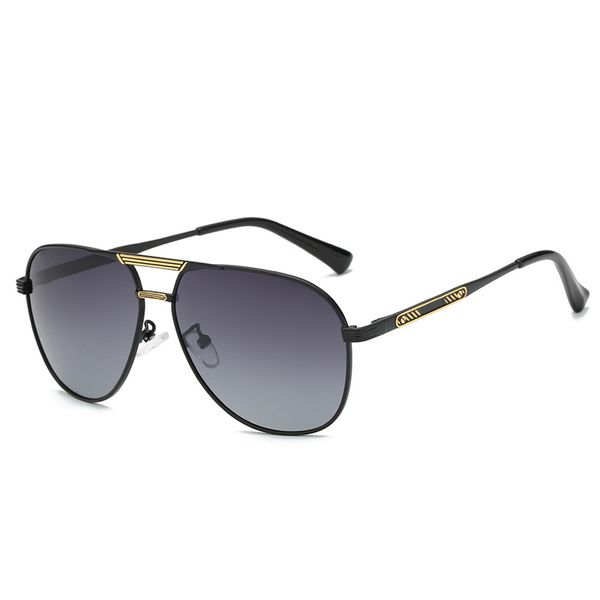 

polarized night vision sunglasses large frame retro square sunglasses classic men's driver glasses in europe and america, White;black