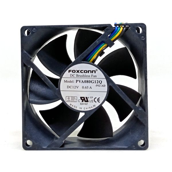 

оригинальный pva080g12q 80x80x25mm dc12v 0.65a 8 см вентилятор pwm 4lines компьютер cpu cooling