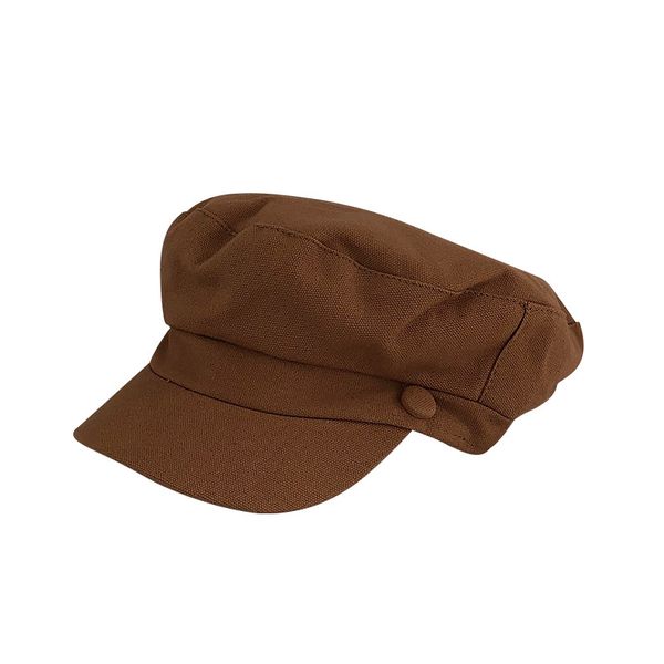 

2019 winter and autumn women's beret cotton flat hat fashion newsboy french artist octagon hat men's cap, Blue;gray
