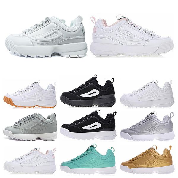 

disruptors ii triple black white pink mens womens running shoes grey yellow green hiking jogging mens trianers sports sneakers size 36-45, White;red