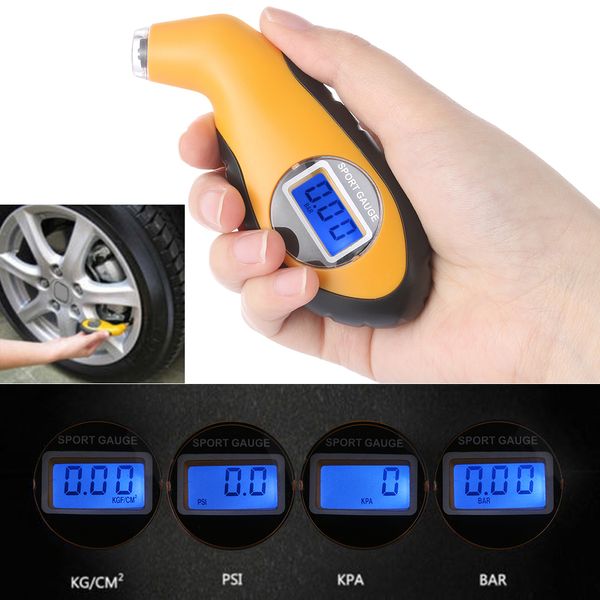 

digital tire pressure gauge car bike truck auto air psi meter tester tyre gauge diagnostic tools maintenance & care tools