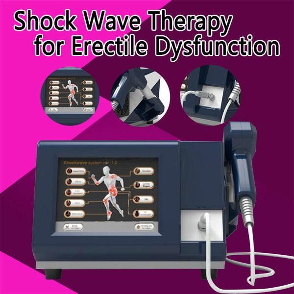 

portable pressure shockwave machine/physiotherapy professional full body pain arthritis pneumatic shock wave with max to 1.0~4.0 bar