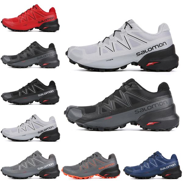 

2019 Salomon Speedcross 5 CS Men Running Shoes Black White Grey Blue Red Mens Trainers Waterproof Athletic Sports Sneakers 7-11.5