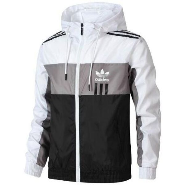 

spring mens jackets with 3 stripes zippered men windbreaker coats outdoor jacket winter fashion brand jacket men wholesale, Black;brown