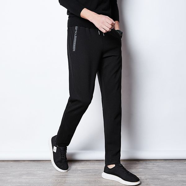 

men's pants casual men overweight clothing black fashion streetwear sweatpants plus size sport trousers male cloths