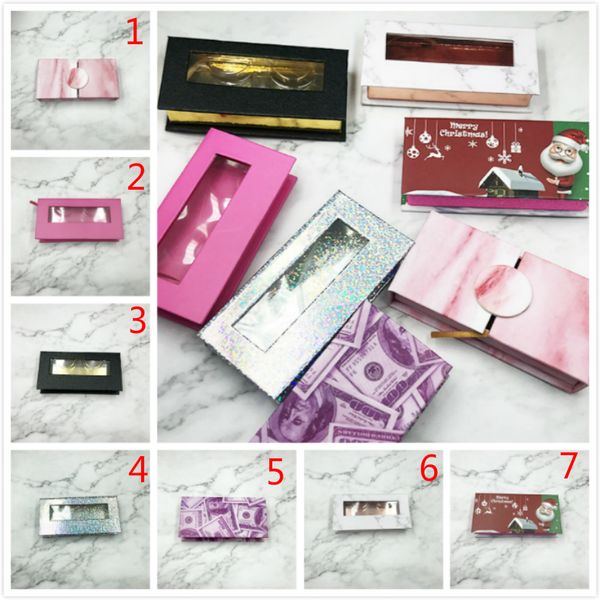

wholesale cosmetic packaging magnetic lashes packaging box 3d mink eyelashes boxes false eyelash packaging pvc window empty eyelash box case