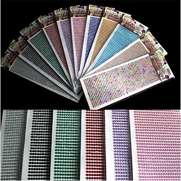 

car decoration drill stickers mobile phone rhinestone stickers car diy modified refrigerator creative