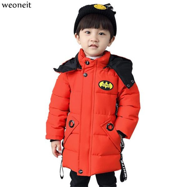 

weoneit младенец мальчики куртка 2019 зимняя куртка для мальчиков с капюшоном вниз дети подогреть верхнюю одежду детей одежды для новорожден, Blue;gray