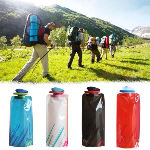 

2019 outdoor folding drinking bag travel cycling sports walking portable bag climbing water bottle kettle travel supplies