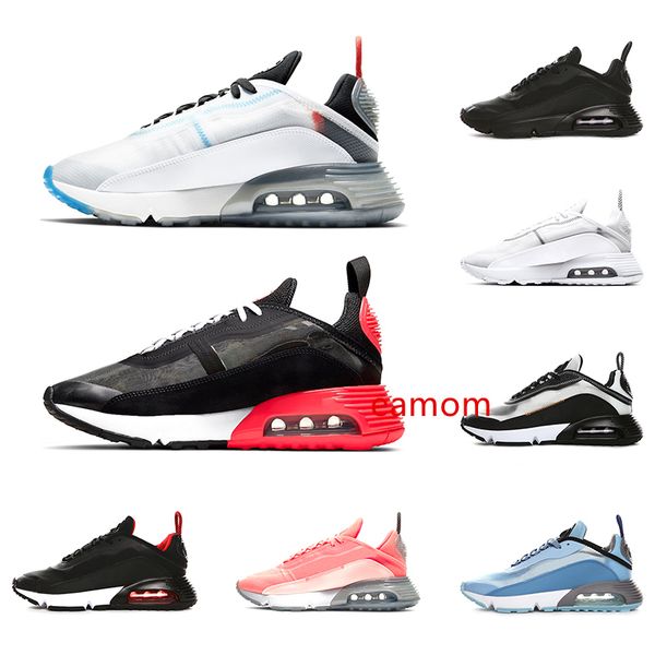 

2090 men women running shoes pure platinum duck camo bred triple black white 2090s mens sports sneakers size 36-45