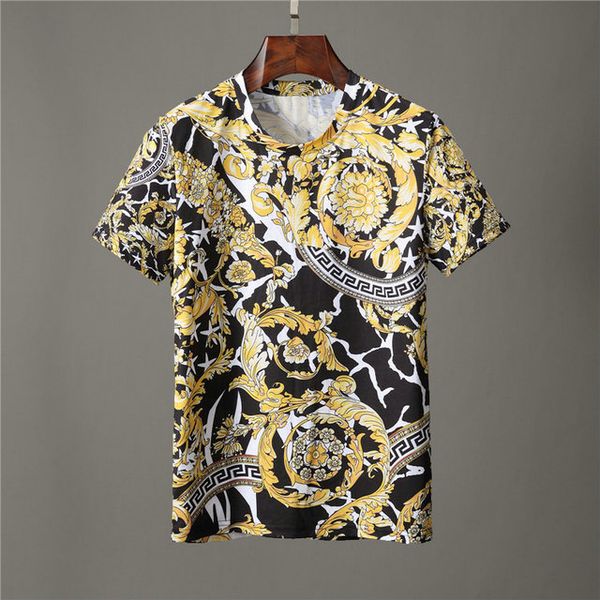 

2019 new classic designer brand clothing men t-shirt flowers medusa tshirt short sleeve tee casual women cotton tshirt t shirt top, White;black