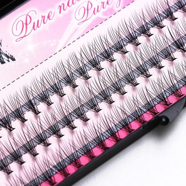 

10d 0.10 thickness c curl black mink individual eyelashes cluster false eye lashes grafting fake extensions tools