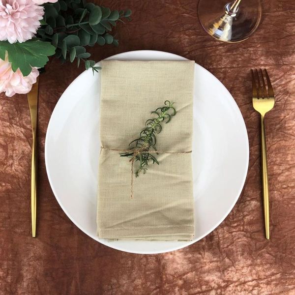 

set of 12pcs 46 x 46 cm fashion cloth napkins cotton heat insulation mat dinner table mat children table napkin fabric placemats