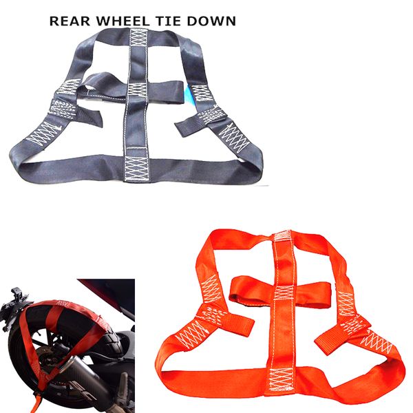 

universal motorcycle tie down strap rear wheel transport tie down strap