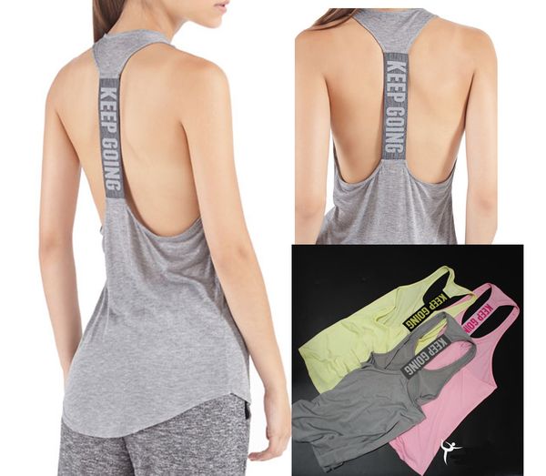 

women performance raceback sport tank loose fitness running breathable sports shirt workout quick dry vests, White;red