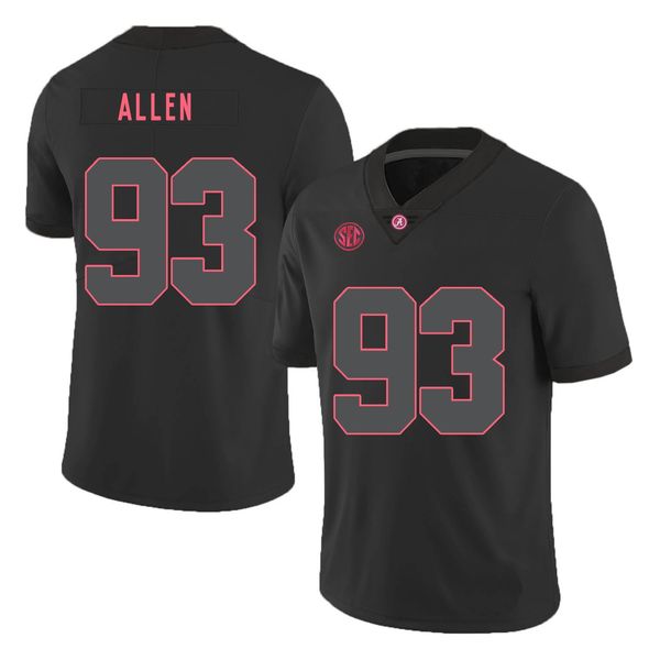 

anfernee jennings stitched men's alabama crimson tide jared mayden christian harris big & tall college football jersey, Black