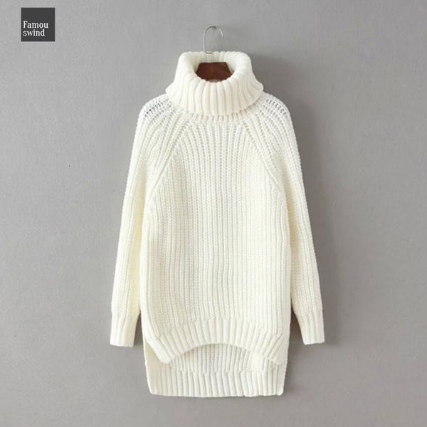 

sweater women turtleneck split female casual warm sale pullover clothing knitted sweater bottoming, White;black