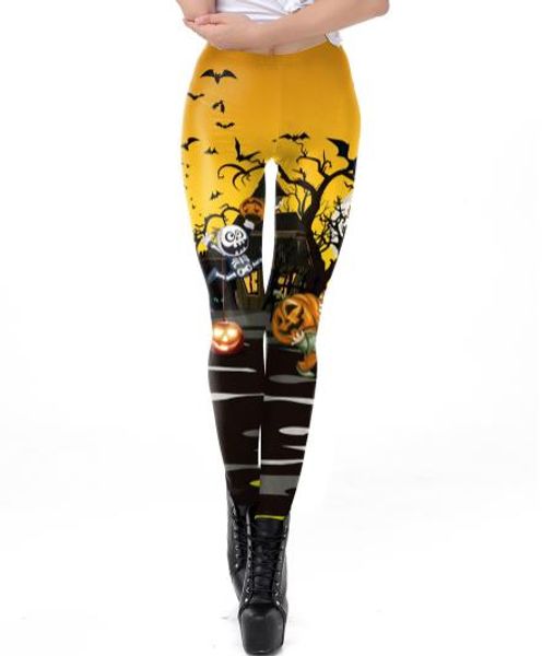 

womens festival designer pants 3d print halloween fashion style female clothing leggings cosplay cute casual apparel, Black;white