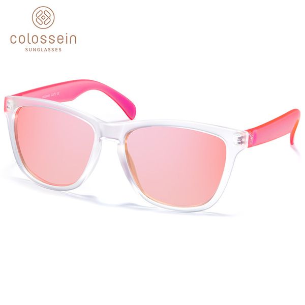 

colossein sunglasses women fashion brand designer frame summer eyewear uv400 female beach glasses men outdoor gafas, White;black