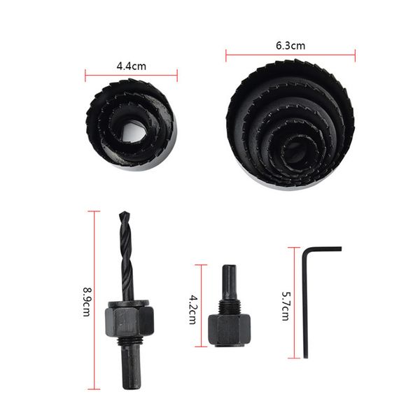 

7/8/11/16pcs woodworking hole opener saw carbon steel drilling tool hole saw cutting kit electric drill accessories set