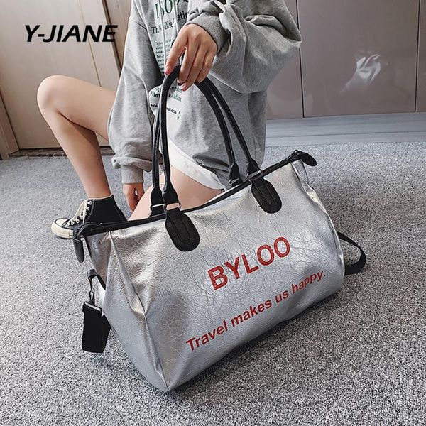 

woman casual big large bag travel holiday 2020 fashion letter print bag luxury silver luxury vintage retro shoulder sac#g3