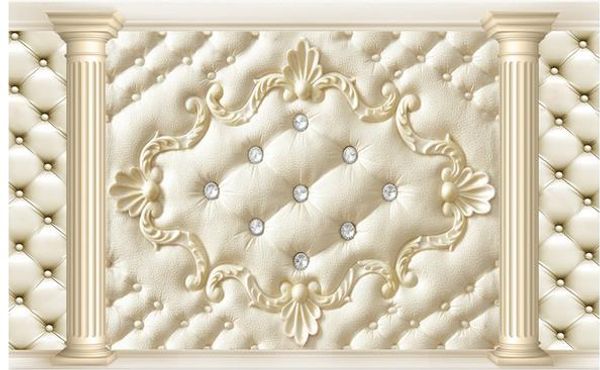 

3d мягкого пакет европейского тв фон стена 3d фреска обои для гостиной