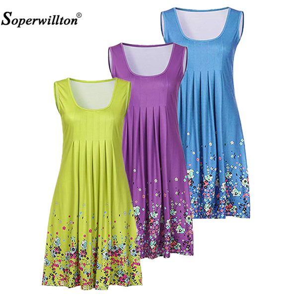 

women loose plus size 5xl floral printed dress knee-length summer party dresses o-neck fashion ladies beach summer dress vestido, Black;gray